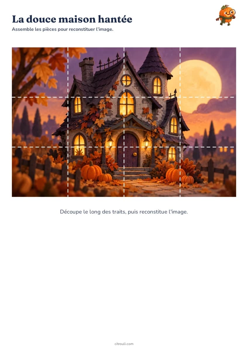 La douce maison hantée — aperçu du puzzle
